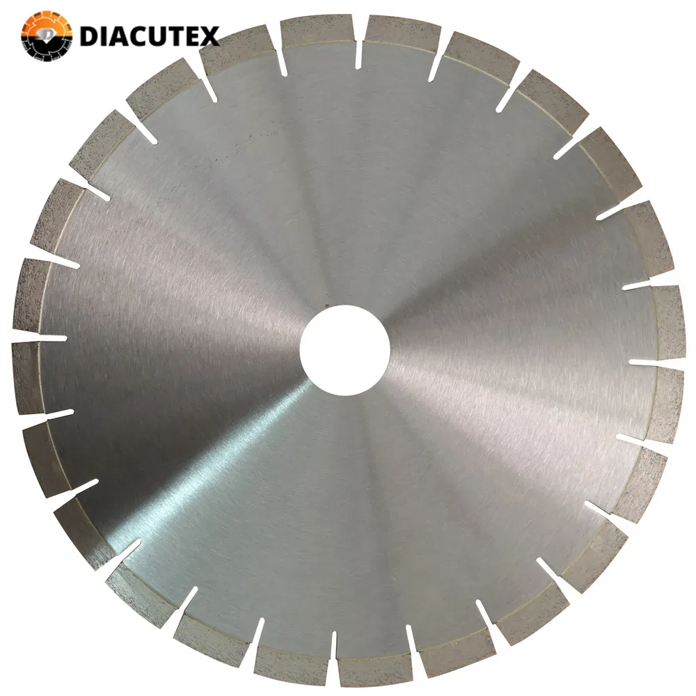 Hoja de sierra de diamante de corte húmedo segmentada de 14 pulgadas para piedra de granito