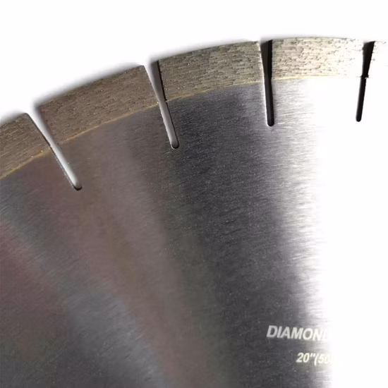 Segmentado de 10 mm de corte de piedra de mármol de 350 mm con hojas de desplazamiento de diamante